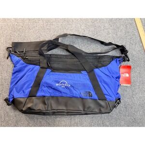 The North Face Apex Duffel Bag Blue Black Workday 2022 Gym Travel NWT NF0A3KXX